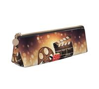 Hgbbdyyjj Popcorn and Film Equipment Sac de rangement multifonction en cuir triangulaire grande capacité, blanc, Taille unique, Organiseur de sac