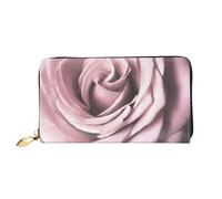 Hgbbdyyjj Rose Close Up Portefeuille long de qualité supérieure pour homme et femme - Portefeuille zippé en cuir synthétique avec 12 emplacements pour cartes et poche pour pièces de monnaie
