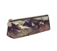 Hgbbdyyjj Sac de rangement multifonction en cuir avec motif paysage montagneux - Grande capacité, blanc, Taille unique, Organiseur de sac