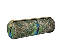 Hgbbdyyjj The Peacock Sac de rangement rond multifonction en cuir avec impression personnalisée Grande capacité, blanc, Taille unique, Organiseur de sac