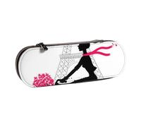 Hgbbdyyjj Trousse à crayons étanche avec rabat Motif Paris Tour Eiffel, Noir , Taille unique, Organiseur de sac