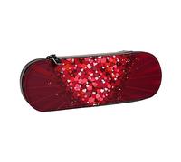 Hgbbdyyjj Trousse à crayons étanche multifonction avec rabat Motif Happy Valentine's Day, Noir , Taille unique, Organiseur de sac