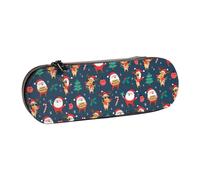 Hgbbdyyjj Trousse de maquillage avec rabat Motif Père Noël, Noir , Taille unique, Organiseur de sac