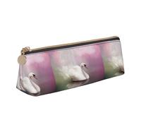 Hgbbdyyjj White Swan Sac de rangement multifonction en cuir Motif cygne Blanc, blanc, Taille unique, Organiseur de sac