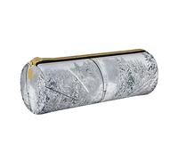 Hgbbdyyjj Winter Old Cable Remontée de ski personnalisée imprimée multifonction grande capacité ronde en cuir sac de rangement papeterie, blanc, Taille unique, Organiseur de sac