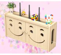 HGBYUCT Étagères de routeur, boîte de Rangement, Support de routeur, étagères flottantes, Support de routeur Suspendu, boîte de Rangement Wi-FI Murale, A-48 x 24 cm