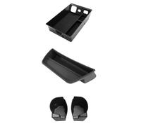 HGCXBYAP Accessoire Console Boîte de Rangement intérieure pour Toyota Alphard AH40 2023 2024 2025, boîte de Rangement pour accoudoir derrière l'écran Support coude Bras Voiture(All 3 pcs)