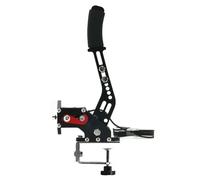 HGCXBYAP Frein à main USB SIM pour G25/27/29 T300 T500 64 bits PC Jeux de course Fanatecosw Dirt Rally Drift Frein à main Levier de freins El(Blackand fixing clip)