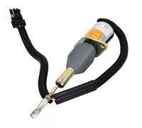 HGCXBYAP Solénoïde d'arrêt de Carburant Solénoïde de Coupure de Carburant 24 V RE504223 pour Moteurs John Deere 6076 7,6 L, 6068 8,1 L, 653E 762B 1755ES Carburant Coupure Arrêt Off