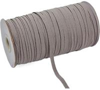 HGDNNDEOP Bandes élastiques Larges et Plates pour Ceinture Bande élastique for Coudre 6 mm de Largeur 100 à 200 mètres Multicolore(Grijs,6mm 200yards)