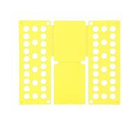 HGDNNDEOP Plieur de vêtements en Forme de T, Planche à Plier Les vêtements en Plastique Multicolore, Tailles Adulte et Enfant(Giallo,Children's)