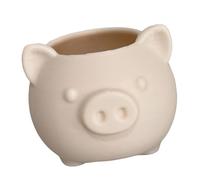 HGENAHGTF Joli pot de fleurs en forme de cochons de dessin animé pour | Jolis petits pots de fleurs artistiques pour le jardinage intérieur, décoration élégante de la maison et cadeau