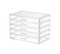 HGENAHGTF Tiroirs de rangement pour maquillage en acrylique pour économiser de l'espace - Organisateurs multi-tiroirs en acrylique pour ranger des cosmétiques et des bijoux - Robuste