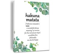 HGETJOHXEM Funny Inspirational Canvas Art Word Definition Print Eucalyptus Design Wall Decor for Office Home Bedroom(08x12inch(20x30cm),Framed)