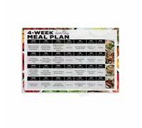 HGETJOHXEM Organized Eating Poster Weekly Food Chart Wall-Art Print Kitchen Wall Decor Clean Aesthetic for Home Chef(Framed,16x24inch(40x60cm))