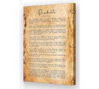 HGETJOHXEM Vintage Desiderata Literary - Full Poem Print by Max Ehrmann, Retro Wall-Art for Office, Study & Library Decor(Framed,16x24inch(40x60cm))