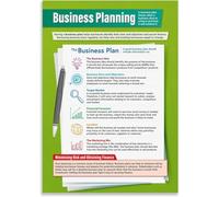 HGETJOHXEM Visual Business Plan Poster Infographic Chart for Entrepreneurship Classroom Business Studies Learning Wall-Art(Unframed,16x24inch(40x60cm))