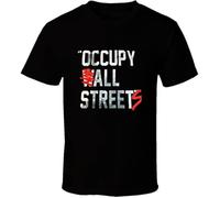 HGEYUXIN Occupy All Streets Wall Street Jay Z Parody T-Shirt Black L