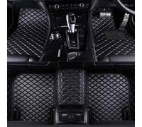 HGFDSERT Voiture Cuir Tapis De Sol pour Mercedes-Benz EQB 7-Seater 2022-2024, Couverture Complète Tapis Sol Revêtements Toutes Saisons Protecteurs Moquette Imperméables,A-Black