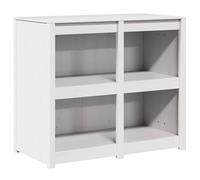 HGFDVCMR Armoire de cuisine en pin massif Blanc 106 x 55 x 92 cm | Meuble d'appoint flexible pour salle à manger et cuisine avec quatre étagères solides pour la vaisselle et les aliments.