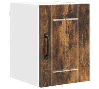 HGFDVCMR Armoire murale en chêne fumé 30 x 31 x 40 cm | Armoire suspendue pratique avec 2 compartiments et 1 porte. Offre un espace de rangement élégant pour la cuisine