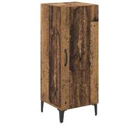 HGFDVCMR Buffet mural en bois vieilli 34,5 x 34 x 90 cm | Armoire suspendue fine pour chambre à coucher et couloir : la commode murale peu encombrante crée de l'ordre sur plusieurs