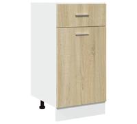 HGFDVCMR Meuble de cuisine Lyon chêne Sonoma 40 x 46 x 81,5 cm | Armoire d'appoint compacte pour la cuisine et le garde-manger, avec tiroir et étagère stable pour les épices.