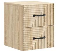 HGFDVCMR Table de chevet suspendue avec 2 tiroirs - Table de chevet murale | La table de chevet murale pour chambre à coucher crée de l'ordre près du sol et offre un rangement pratique dans les petits
