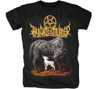 HGFFYHBJK GANLU of Bloodhoof Thy Art is Murder Deathcore Blackhort Sleeve Men's Cotton T Shirt Asian Black Manches Courtes(X-Large)
