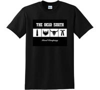 HGFFYHBJK GANLU The Dead South T-Shirt Graphic Unisex Black Top Shirt 3XL Black Manches Courtes(Large)