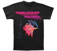 HGFFYHBJK International Group Men's Sabbath Paranoid Motion Trails T Shirt Manches Courtes(Medium)