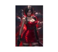 HGFHDG Poster Resident Evil Ada Wong (9) sur toile pour décoration murale de salon, chambre à coucher (40 x 60 cm)