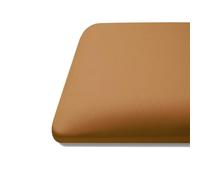 HGFVNFVKHA Coussins D'escalier en Cuir, Coussins pour Fenêtres en Baie avec Mousse Haute Résilience, pour Bancs, Bancs pour Se Changer, Bibliothèques et Marches D'escalier(Brown,11.8x15.7x1.9in)