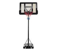 HGFVNFVKHA Panier de Basket-Ball, Panier de Basket Portable et Réglable en Hauteur sur 11 Niveaux, avec Double Ressort, Idéal pour Une Utilisation en Intérieur et en Extérieur(33.4x22.8in)