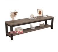 HGFVNFVKHA Petit Meuble TV avec Étagère de Rangement, Meuble TV Chambre avec Plateau Épais et Coins Arrondis, pour Salon ou Séjour(Gray,180x35x45)