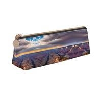 HGFVY Beauty Grand Canyon 1 Trousse à crayons multifonction en cuir avec grande capacité de rangement