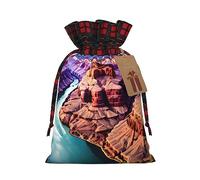 HGFVY Beauty Grand Canyon Sac fourre-tout avec cordon de serrage 4,7 x 17,5 cm pour cadeau de Noël et rangement avec étiquettes cadeaux kraft