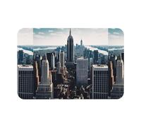 HGFVY Empire State Building Tapis de bain antidérapant pour sols de cuisine, salle de bain, facile d'entretien