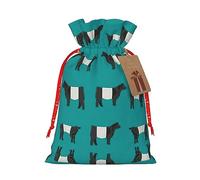 HGFVY Galloway Sac fourre-tout avec cordon de serrage Motif vache 21 x 30 cm
