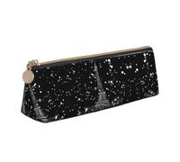 HGFVY Night Paris Tour Eiffel Fashion Multifonctionnel Portable Trousse en Cuir avec Grande Capacité de Rangement Trousse Crayon