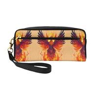 HGFVY Phoenix Petite trousse de maquillage portable double couche pour femme, noir, One Size