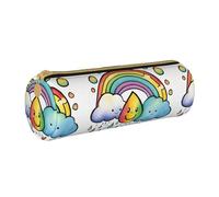 HGFVY Rainbow Clouds Raindrop 1 Trousse à crayons en PVC, petite pochette à stylos, crayons et accessoires