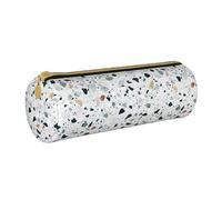 HGFVY Terrazzo Trousse à crayons en PVC pastel effet marbre Petite pochette à stylos et accessoires