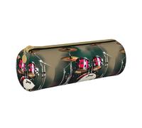 HGFVY Trousse à crayons en PVC avec batterie jazz - Petite pochette pour stylos et accessoires