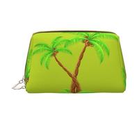 HGFVY Trousse de toilette en forme de palmier 3D, organisateur de maquillage pour pinceaux de maquillage, rouges à lèvres, Blanc, One Size