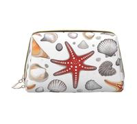 HGFVY Trousse de toilette en forme d'étoile de mer, organisateur de maquillage pour pinceaux de maquillage, rouges à lèvres, blanc, One Size