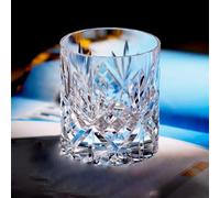 HGFYE Verre à Whisky En Cristal Taillé à La Main De Qualité SupéRieure, éLéGant Verre à Whisky De Style Old Fashioned Pour Whisky, Spiritueux, Vodka, Vin, Cadeau Raffiné Pour Les Amateurs De Whisky