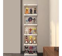 Hggdsac Armoire de vitrine de Figurine, Cabinet de curiosités, Etagere Figurine, Espace de Rangement Flexible, Largement Applications, pour Le Salon et la Chambre5niveaux: L×W×H:40 * 33 * 154cm