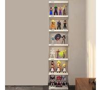 Hggdsac Armoire de vitrine de Figurine, Cabinet de curiosités, Etagere Figurine, Espace de Rangement Flexible, Largement Applications, pour Le Salon et la Chambre6niveaux: L×W×H:40 * 33 * 184cm