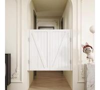 Hggdsac Double Porte Battante, Porte Saloon Couloirs Intérieurs, Avec motif symétrique, Installation facile, Convient pour entrée, cuisine, salon, bureau, (Largeur 95cm hauteur 90cm, style J)